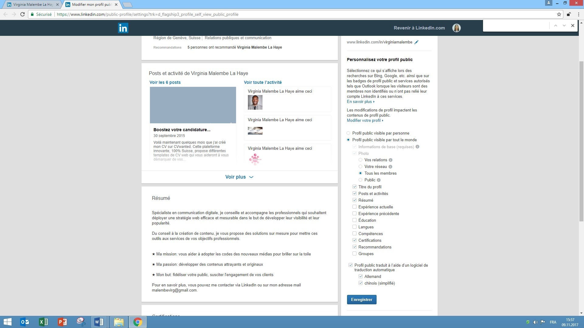 profil LinkedIn 2