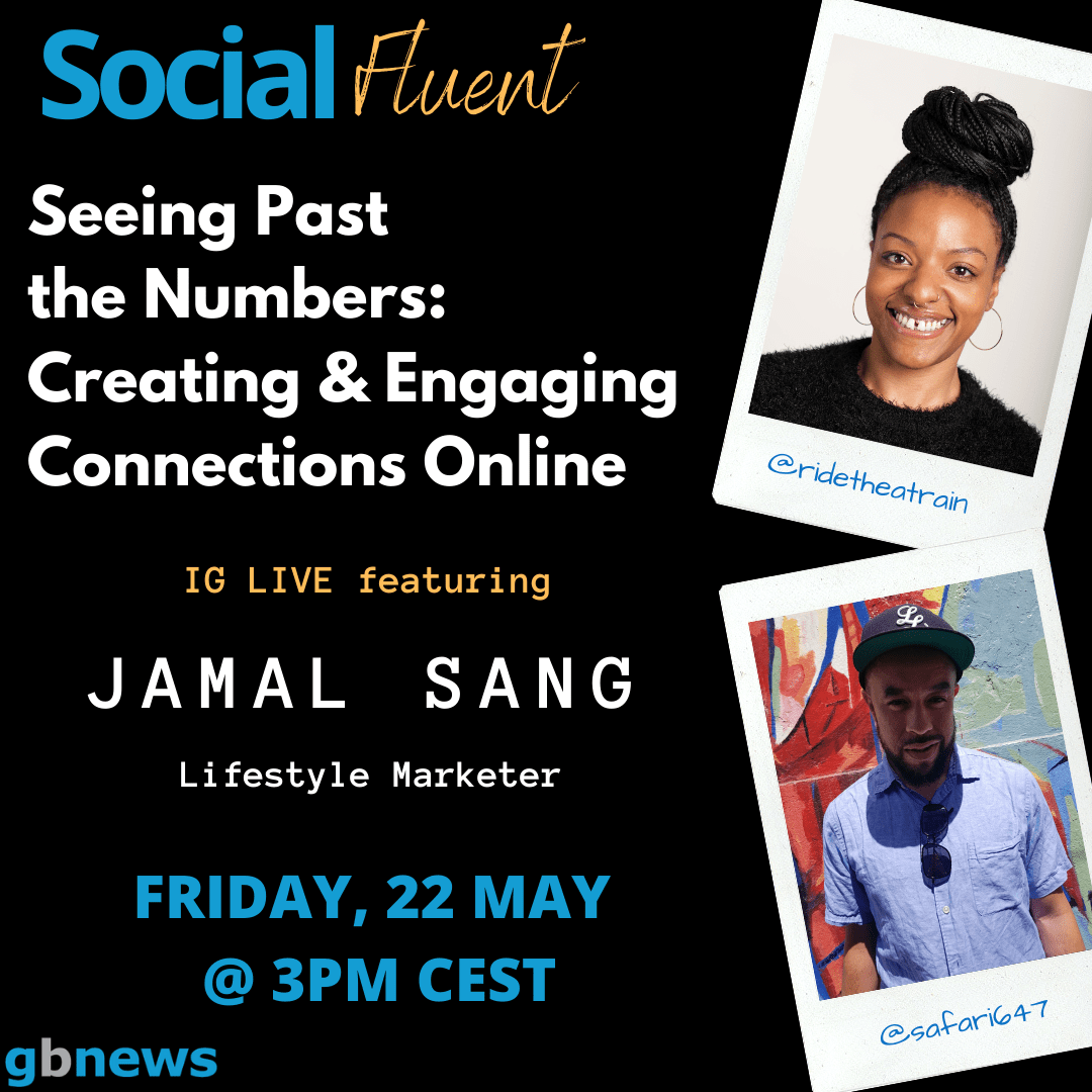 SocialFluent IG Live Interview with Ashleigh Armstrong and Jahmal Sang