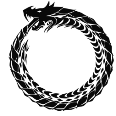 Ouroboros representing bitcoin mechanism